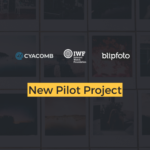 Cyacomb, Internet Watch Foundation and Blipfoto go live with pilot project enabling small platforms to block known Child Sexual Abuse Material.