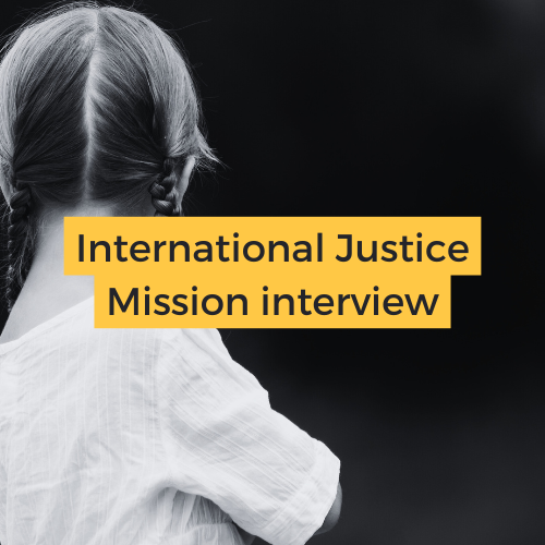 International Justice Mission (The Netherlands) interview Ian Stevenson